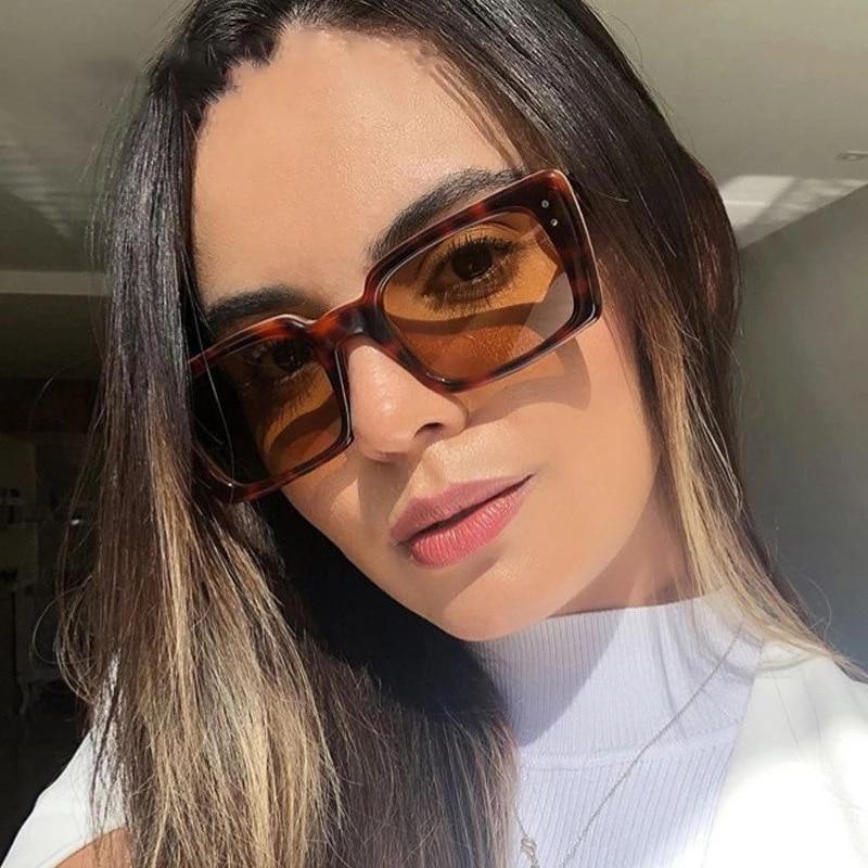 Fashion Rectangle Women Sunglasses