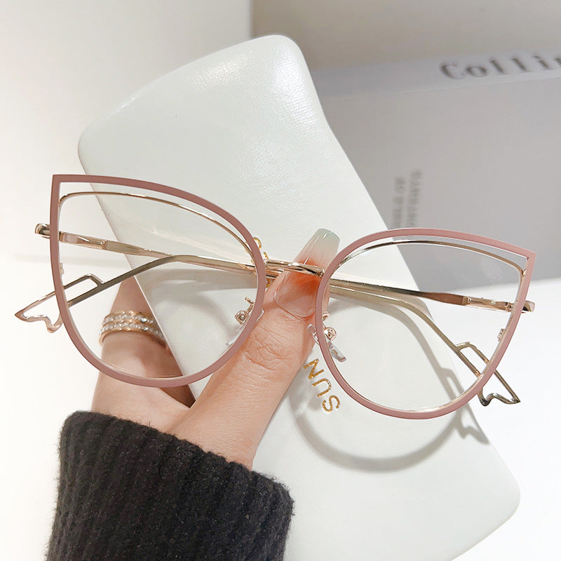Anti-blue light flat mirrors