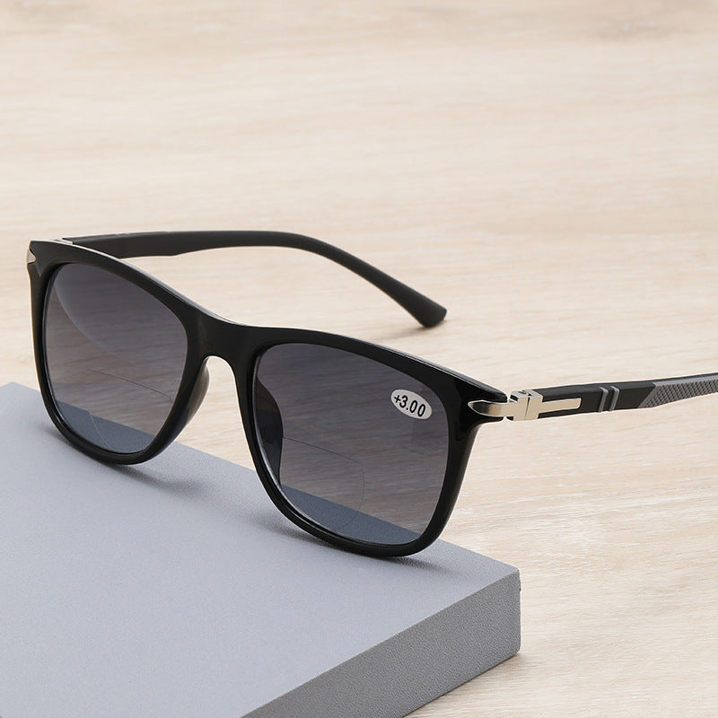 Double light reading glasses