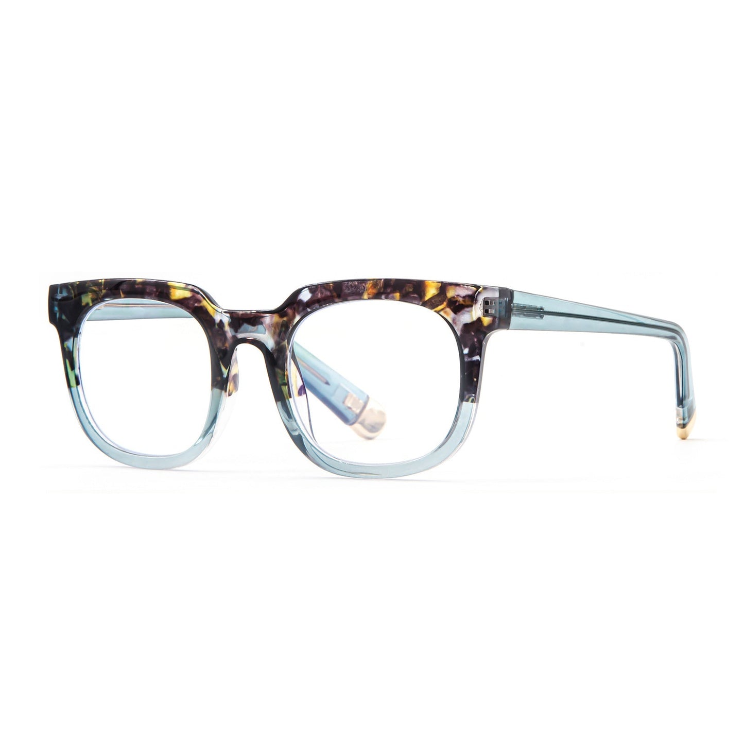Simple square anti-blue light reading glasses