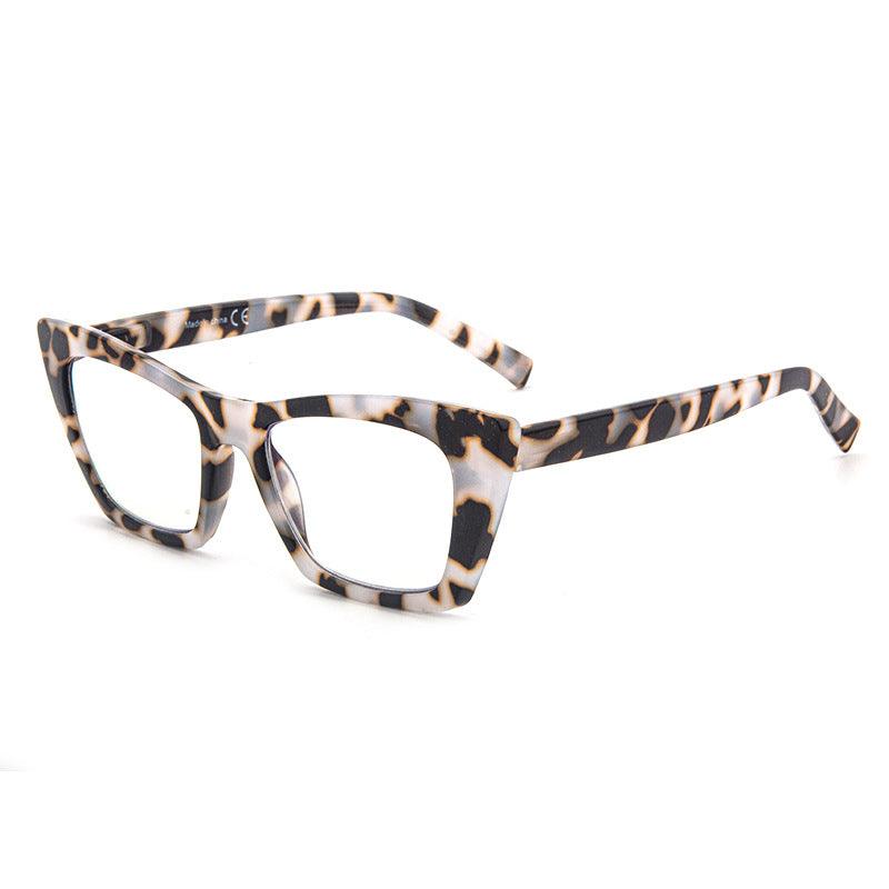 Cat-eye anti-blue light reading glasses