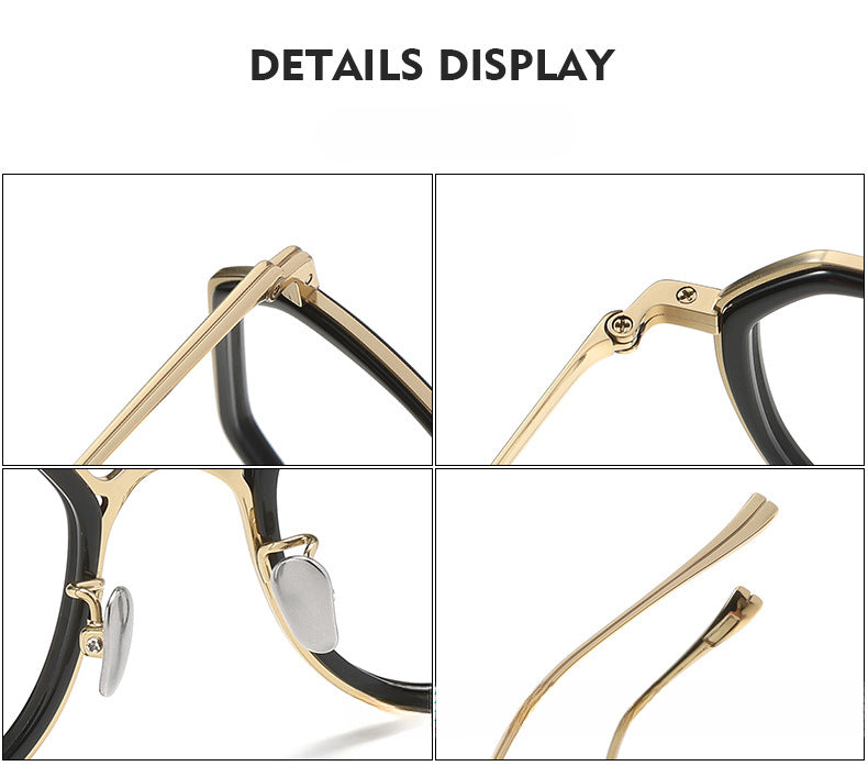 Orion Titanium Geometric Glasses Frame