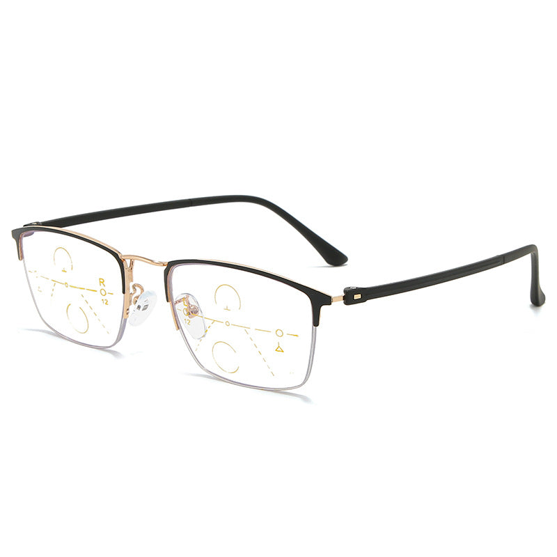 Frameless ultra-light anti-blue light reading glasses