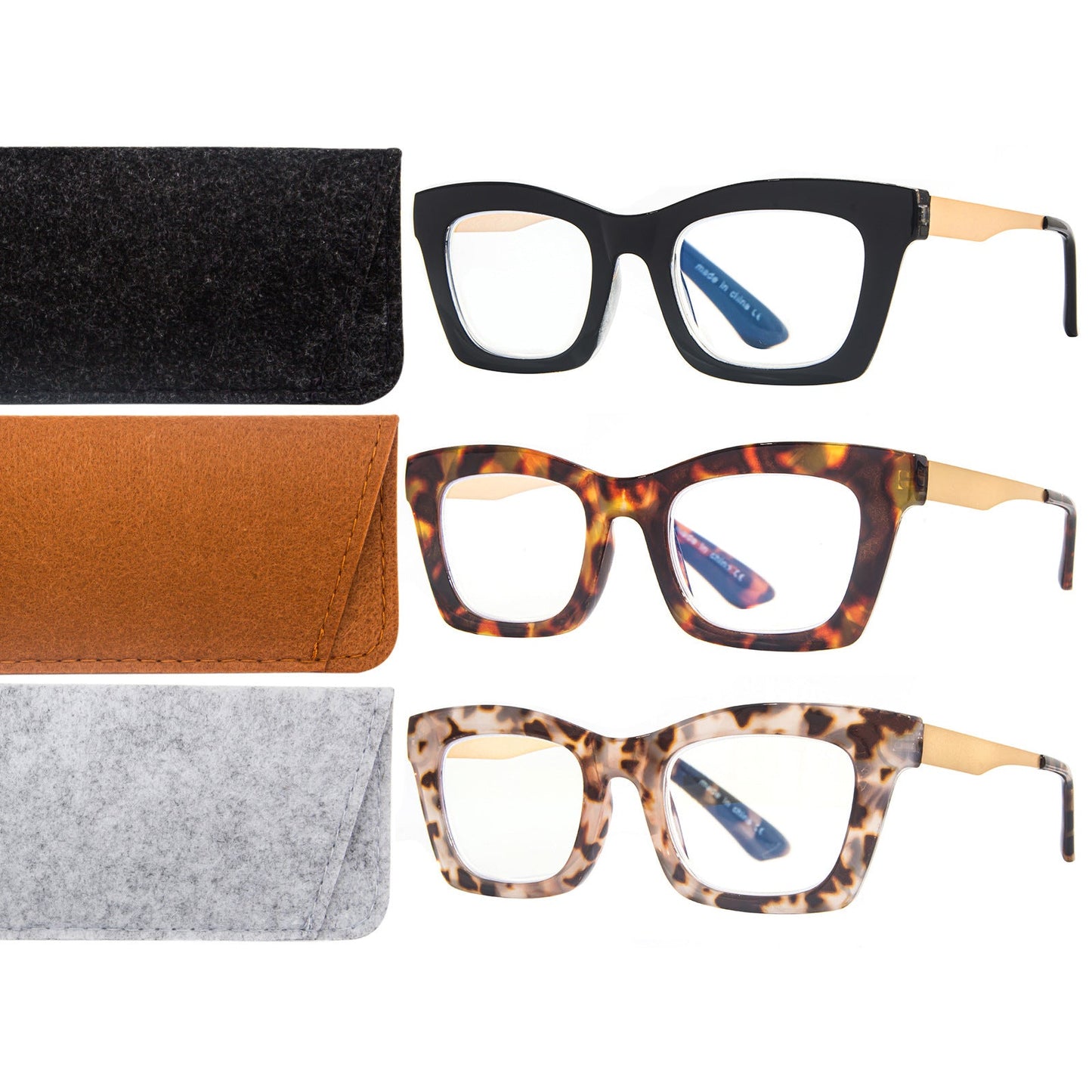 Casual anti-blue light reading glasses