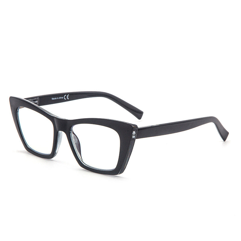 Cat-eye anti-blue light reading glasses