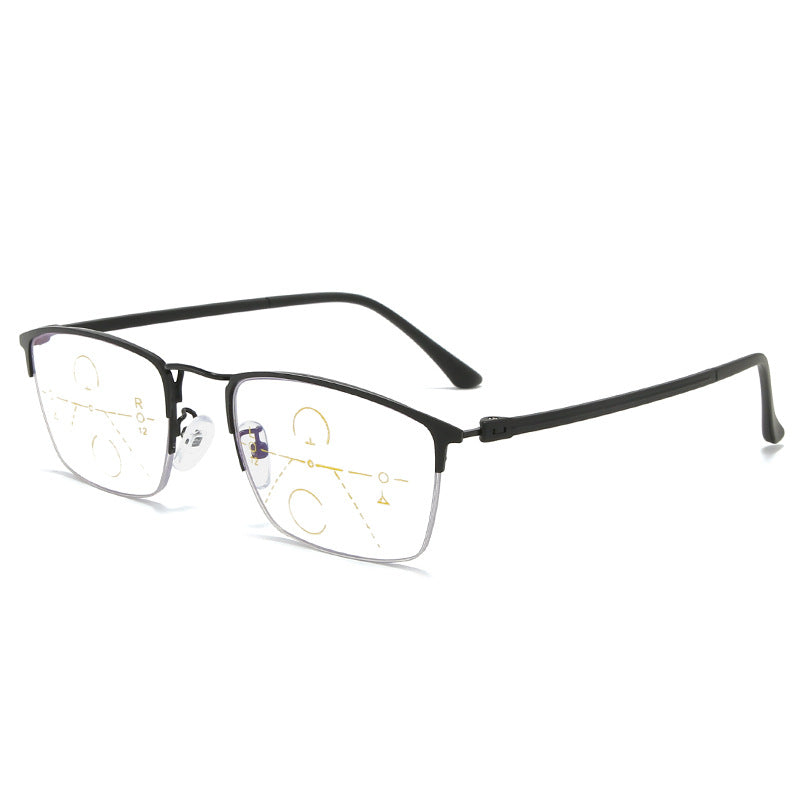 Frameless ultra-light anti-blue light reading glasses