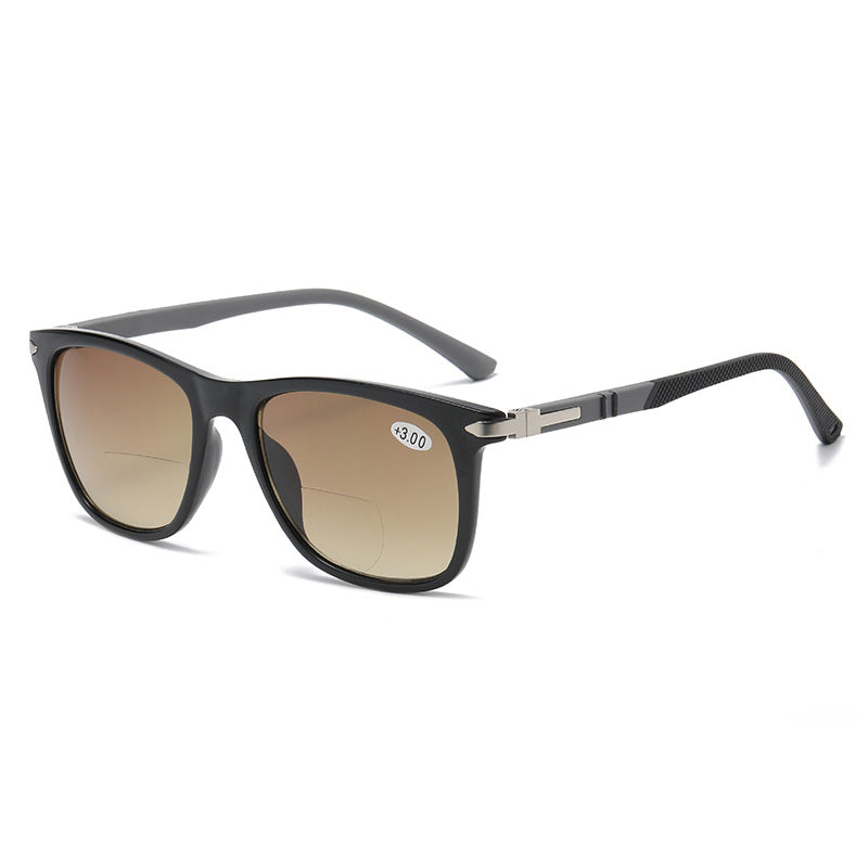 Double light reading glasses