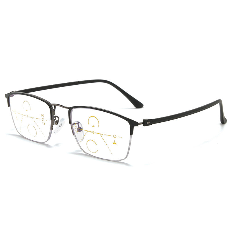 Frameless ultra-light anti-blue light reading glasses