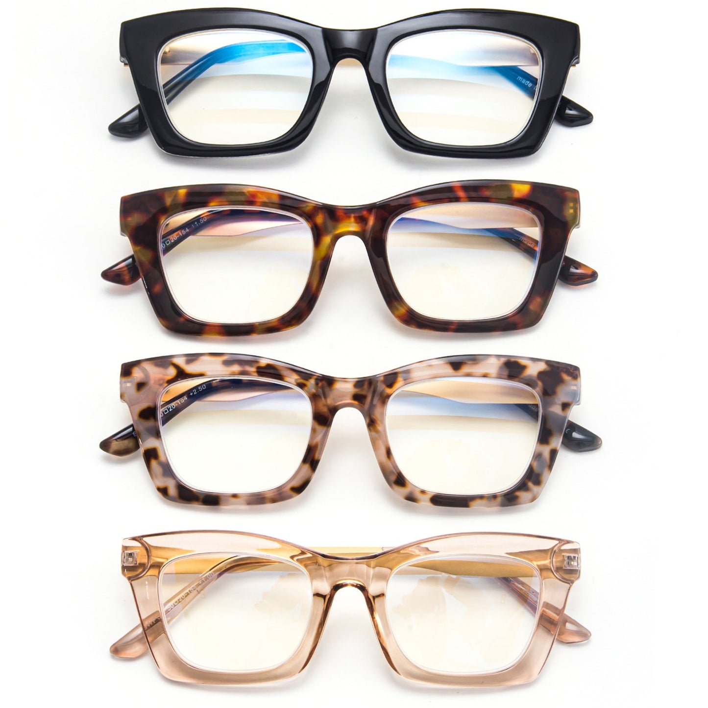 Casual anti-blue light reading glasses
