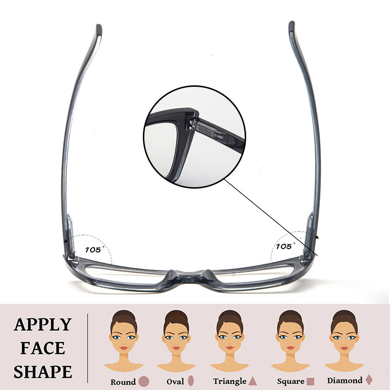 Cat-eye anti-blue light reading glasses
