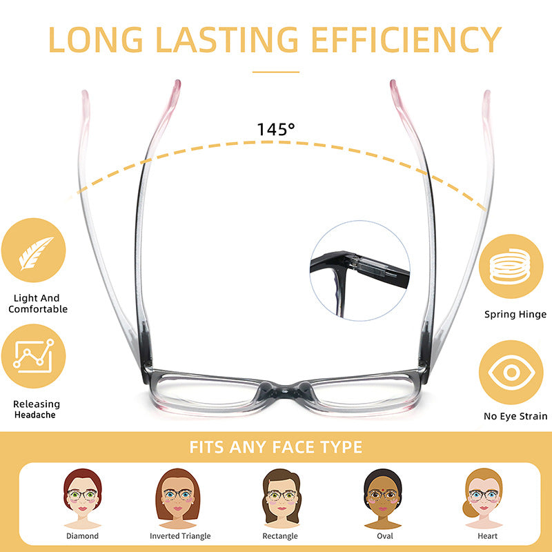 Anti-blue light reading glasses