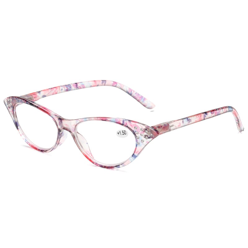 Cat-eye anti-blue light presbyopic glasses