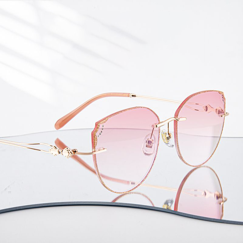 Hd frameless anti-blue light reading glasses