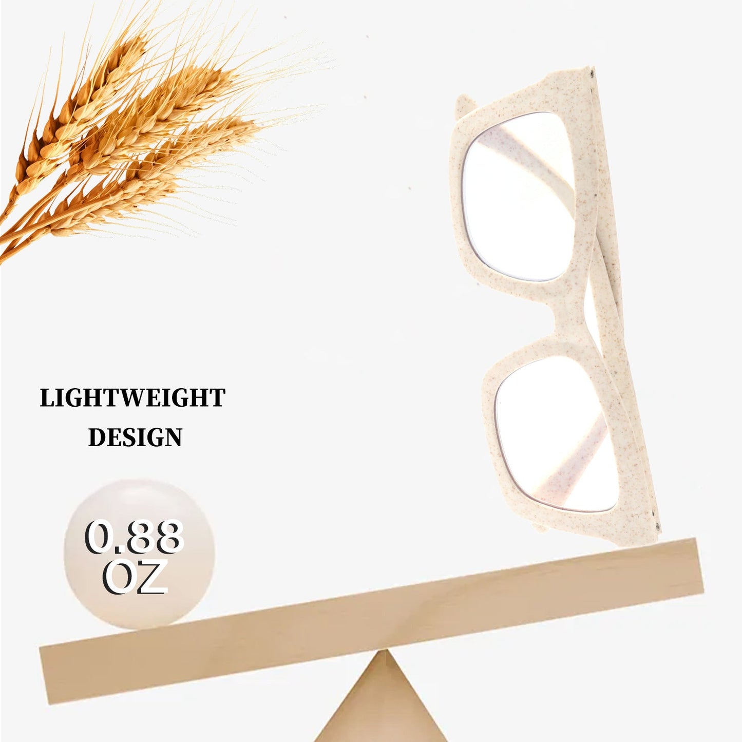 Stylish square frame reading glasses