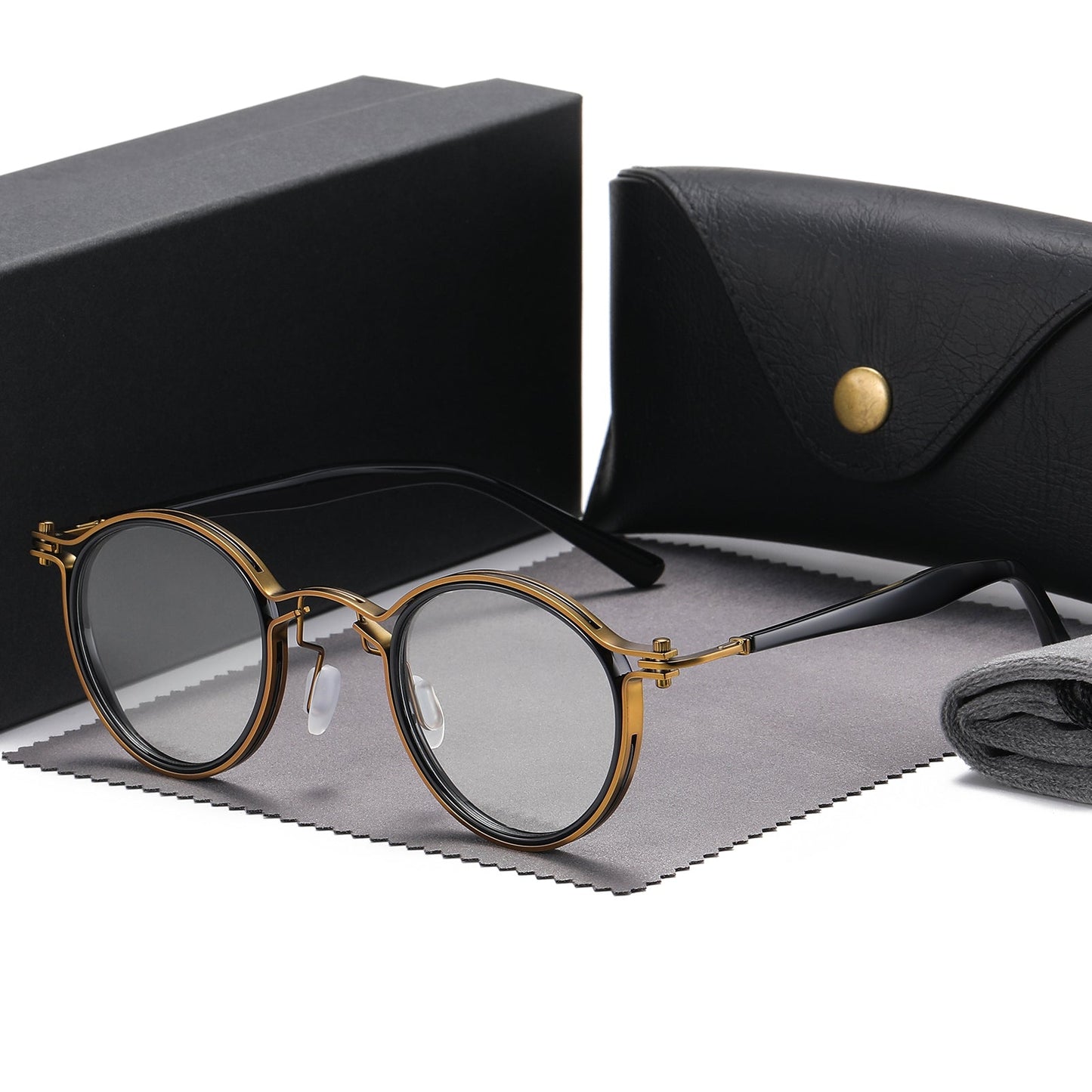 Tate Vintage Round Acetate Glasses Frame
