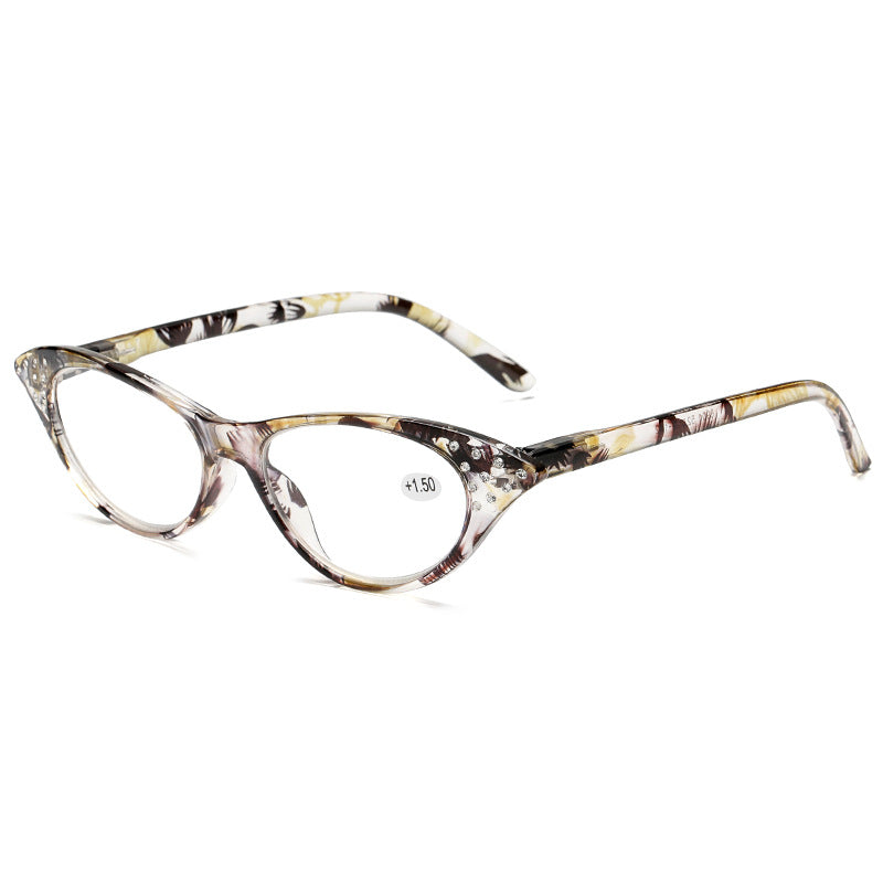 Cat-eye anti-blue light presbyopic glasses