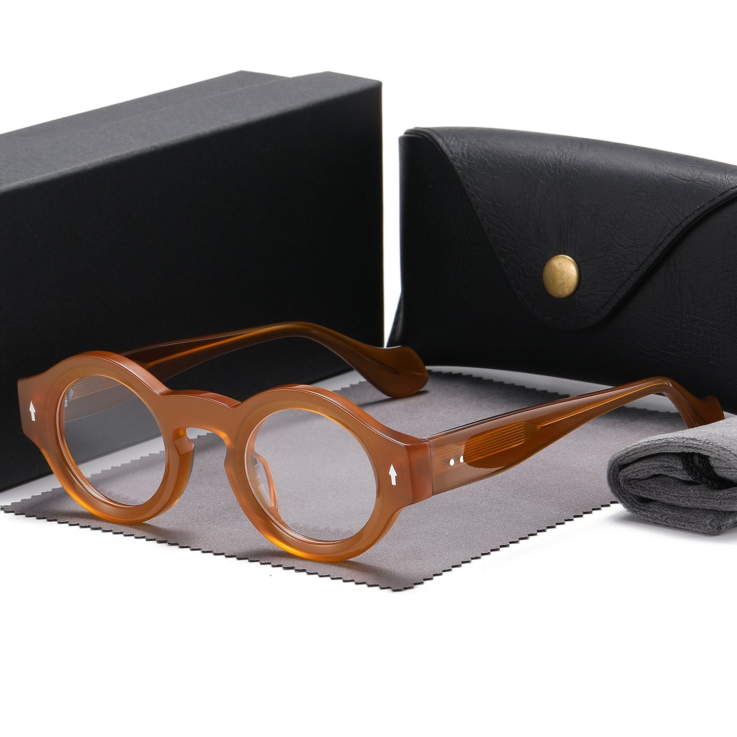 Yuki Vintage Round Acetate Eyeglasses Frames
