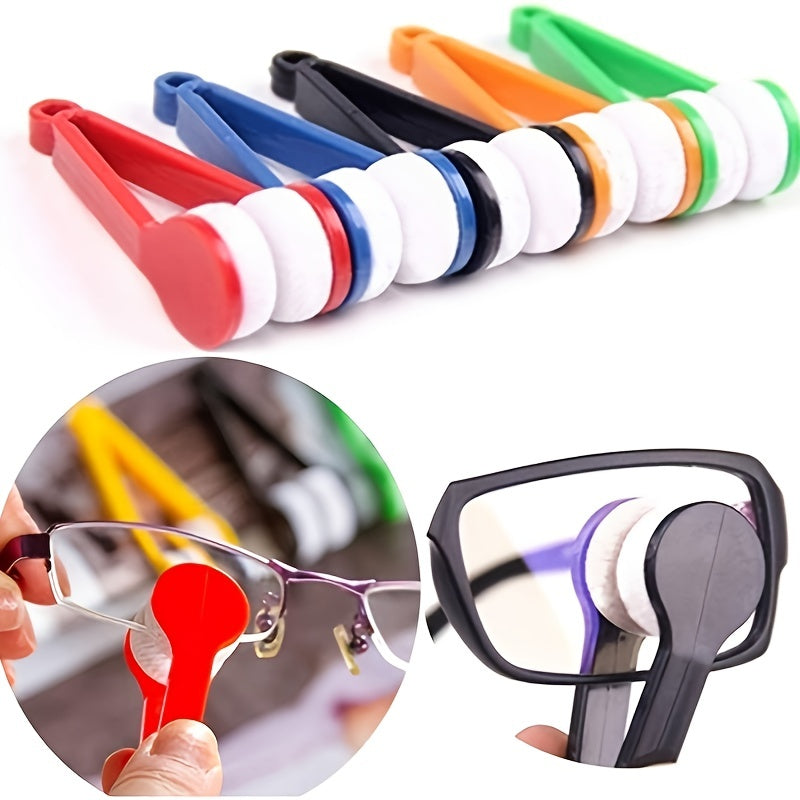 Microfiber glasses cleaner