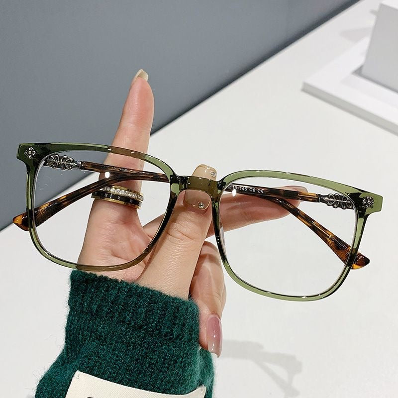 Retro square frame reading glasses