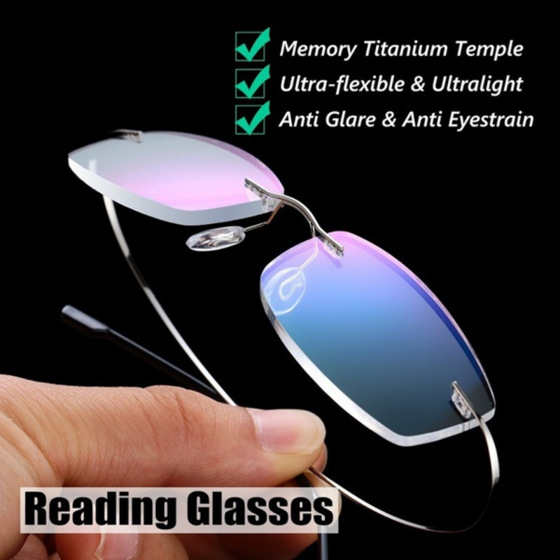 Anti-blue light portable reading glasses