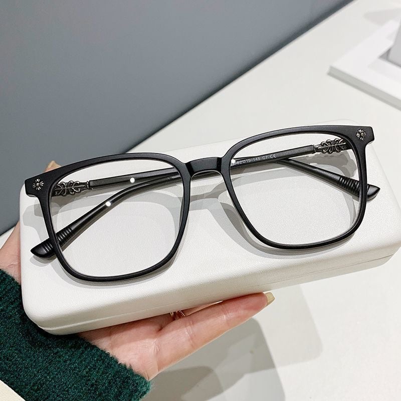 Retro square frame reading glasses