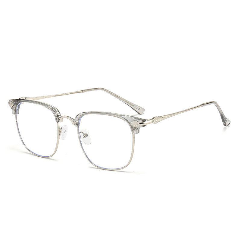 Half frame anti-blue light reading glasses