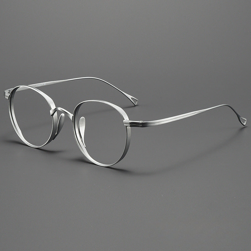 Kylar Titanium Vintage Round Eyeglasses Frames