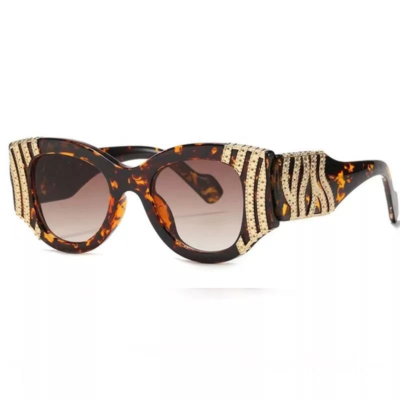 Becky Metal Decoration Glasses Frame
