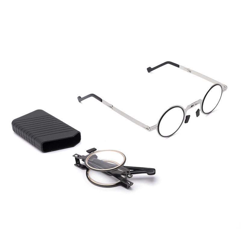 Anti-blue light foldable metal frame