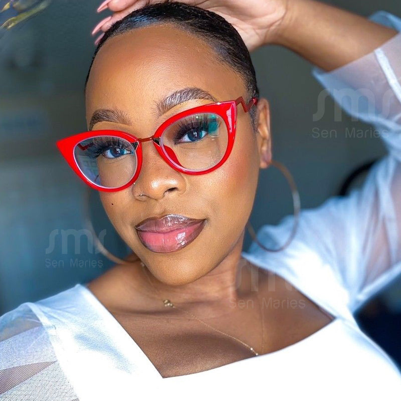 Trends Spectacles Clear Lens Eyeglasses UV400