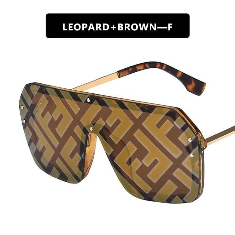 Futuristic Leopard FF Sunglasses