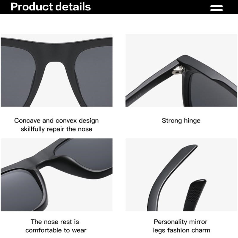 Fashion Rivet Retro Beckham Style Driver Eyewear