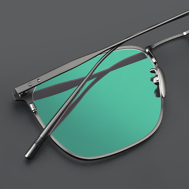 Ultra-light steel titanium anti-blue light flat mirror