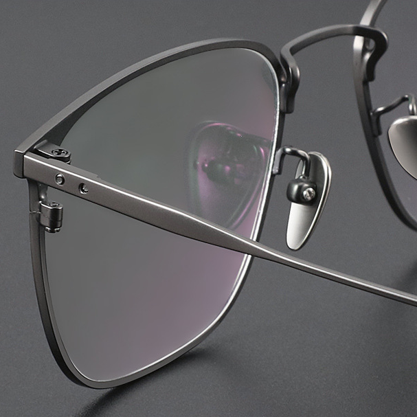 Ultra-light steel titanium anti-blue light flat mirror
