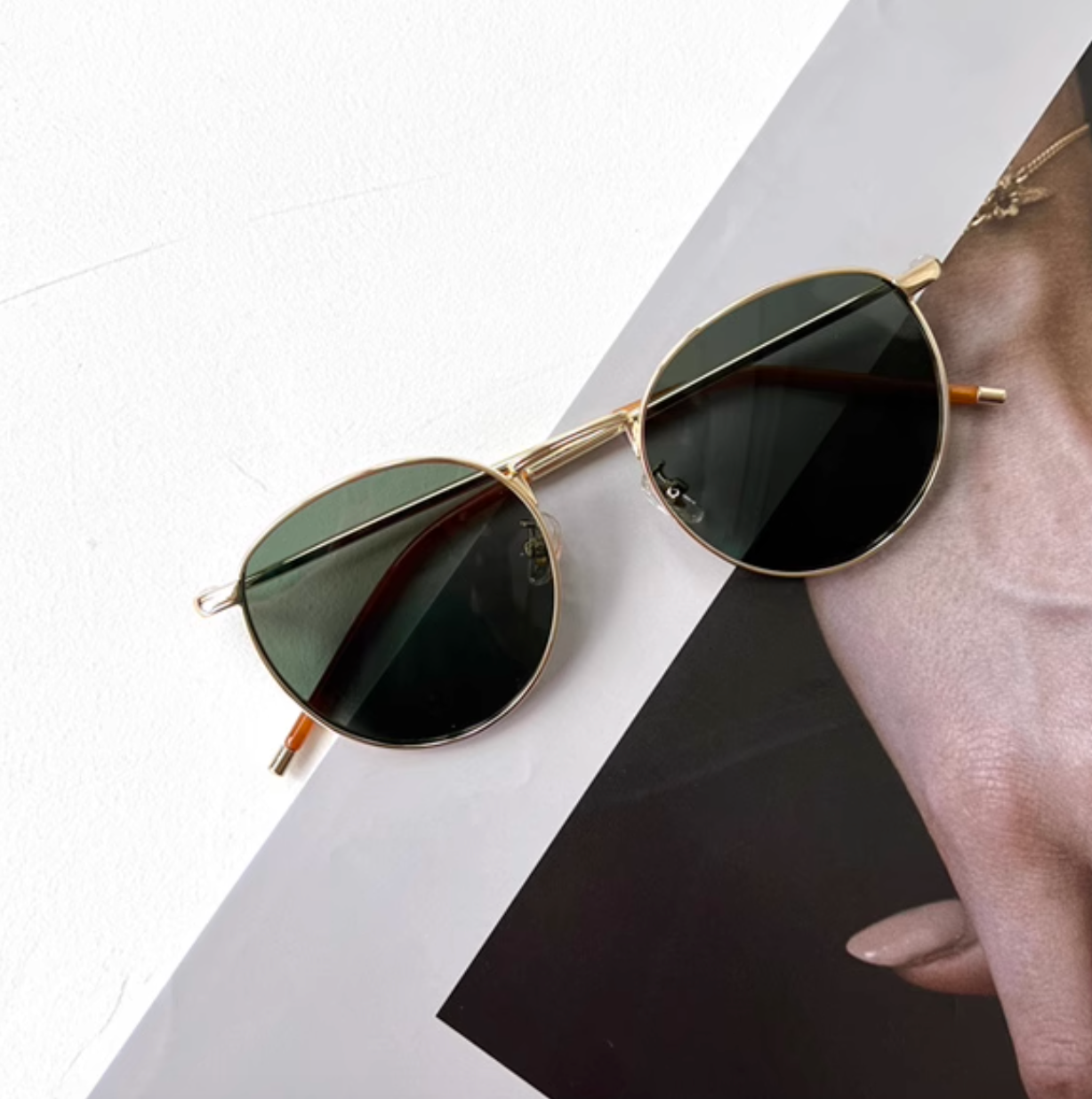 Vintage Aluminum Polarized Sunglasses-JN551