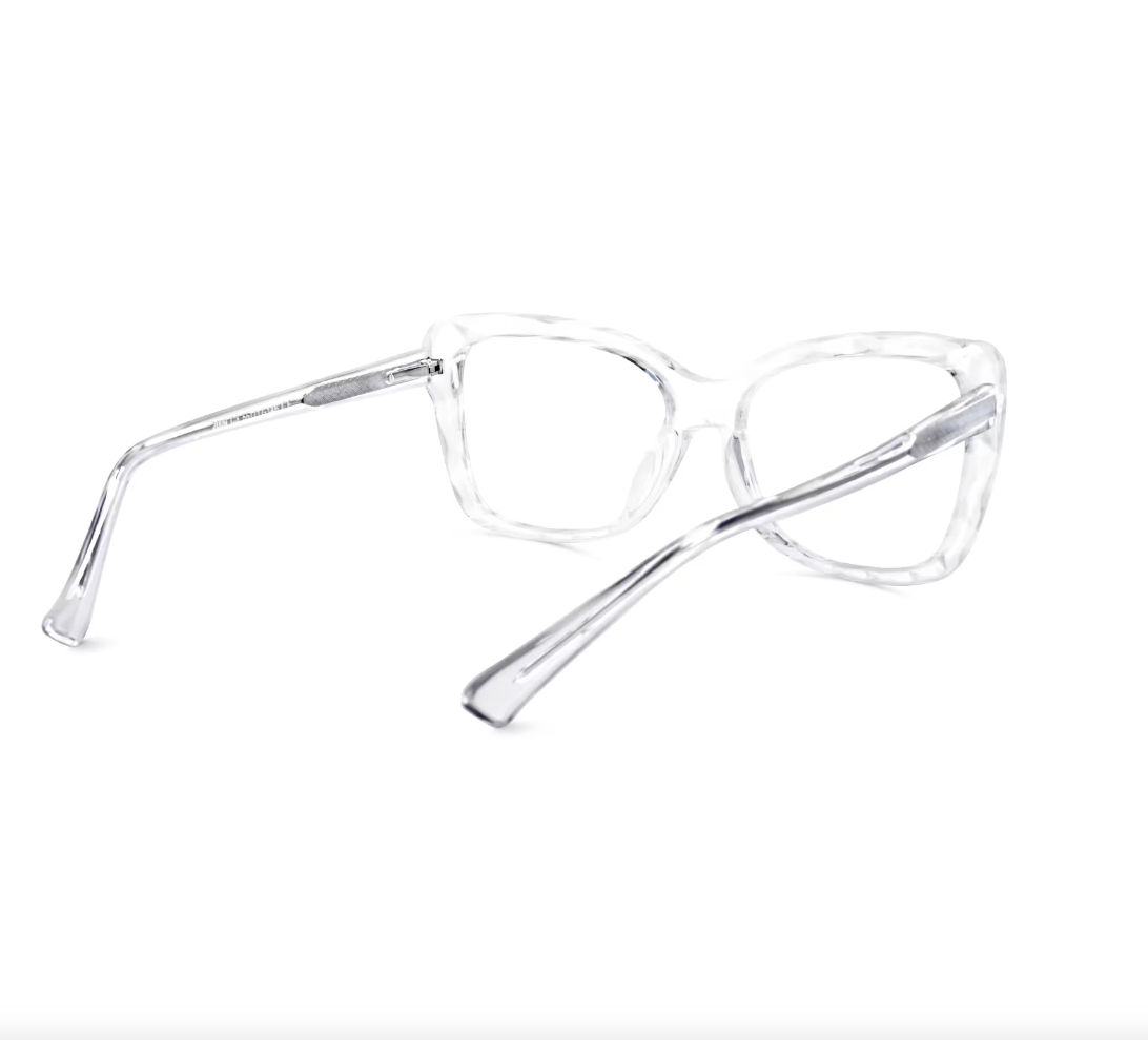 Rectangle Crystal Eyeglasses
