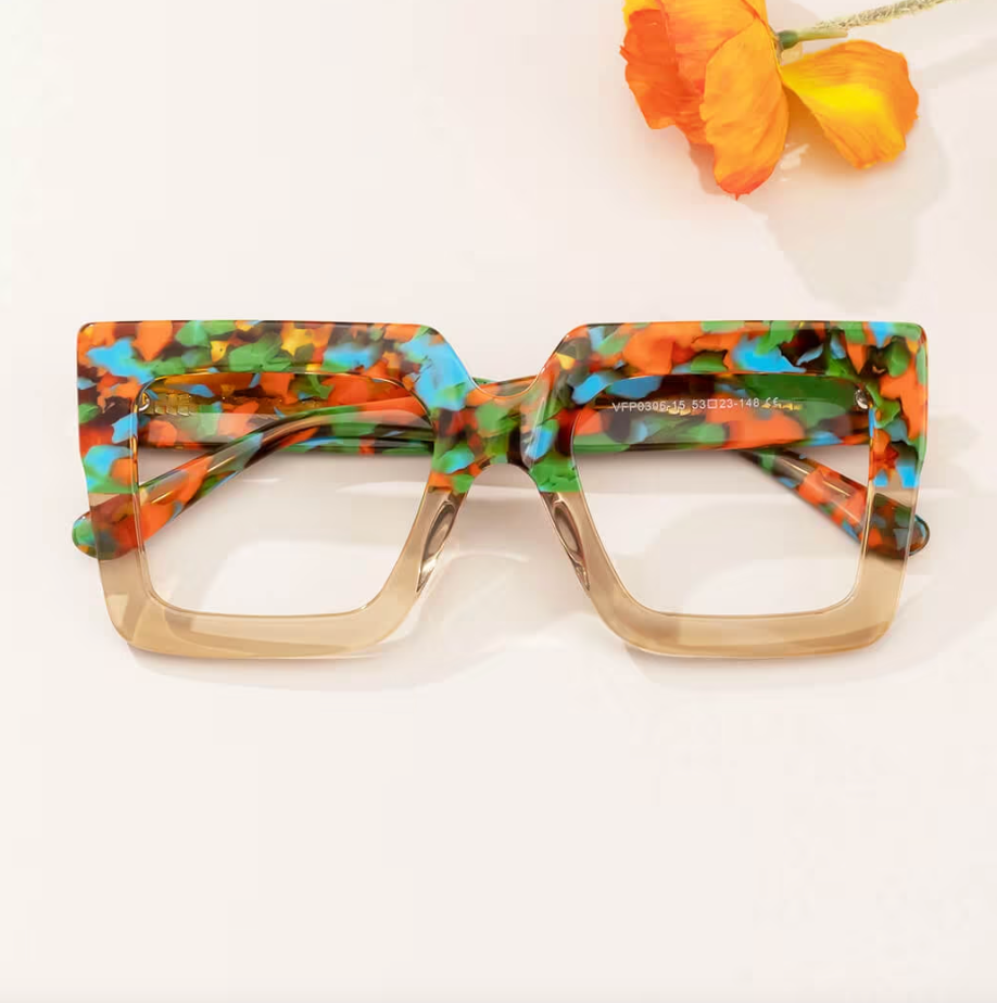 Square Black Eyeglasses