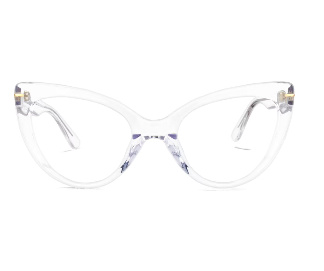 Cat Eye Crystal Clear Eyeglasses