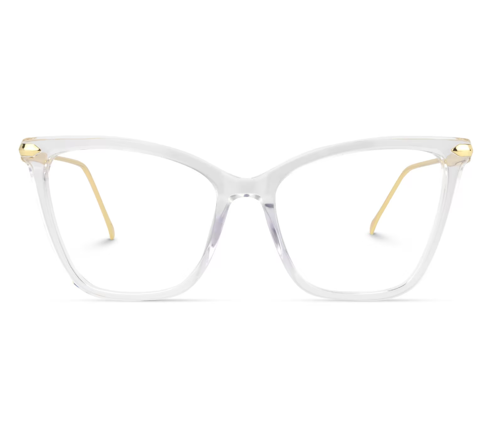 Butterfly Crystal Clear Glasses