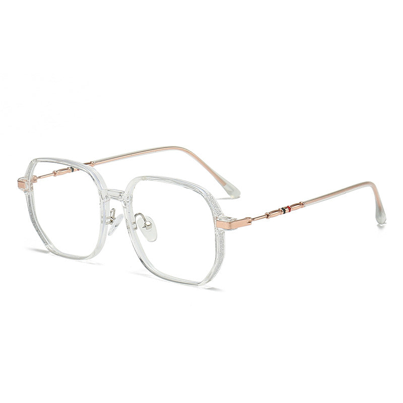 Glitter large anti-blue light reading glasses