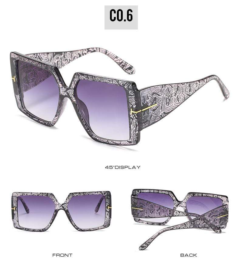 Classic Oversized Square Sunglasses