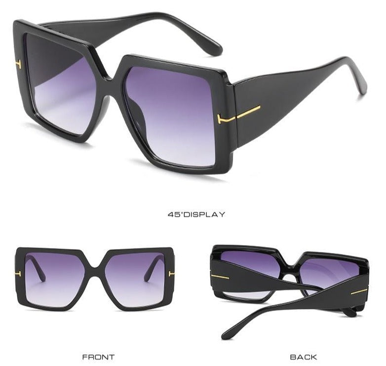 Classic Oversized Square Sunglasses
