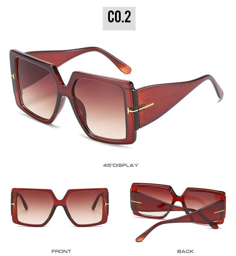 Classic Oversized Square Sunglasses