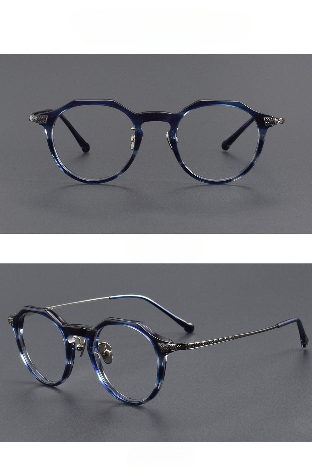 Lyle Vintage Acetate Round Glasses Frame