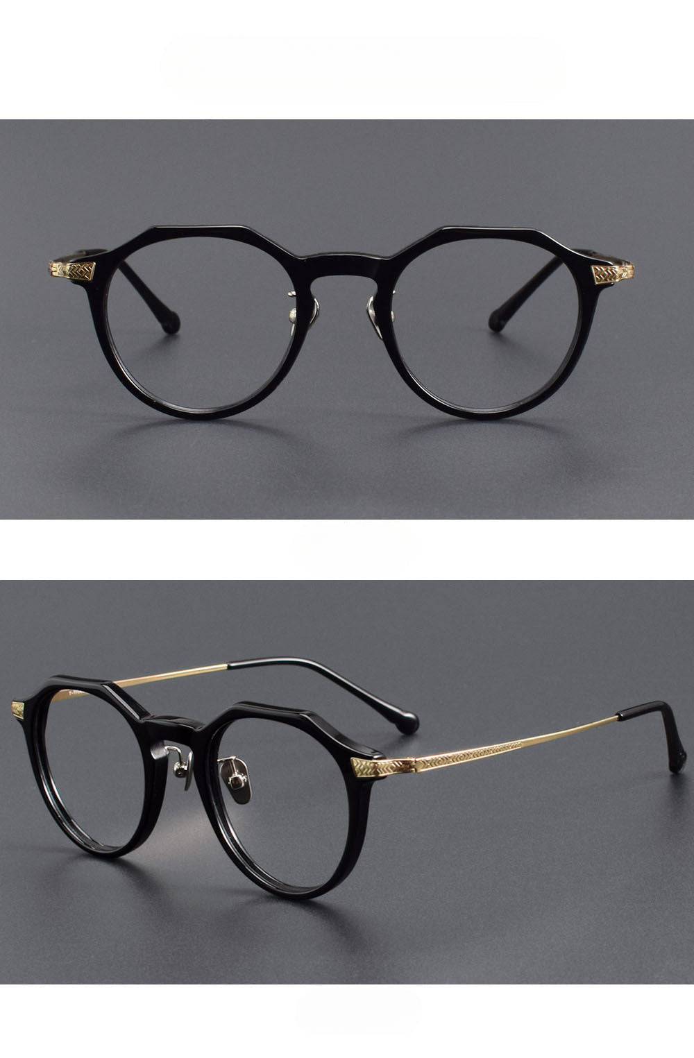 Lyle Vintage Acetate Round Glasses Frame
