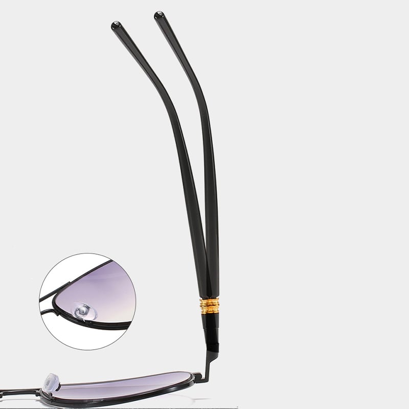 Metal anti-blue light presbyopic glasses