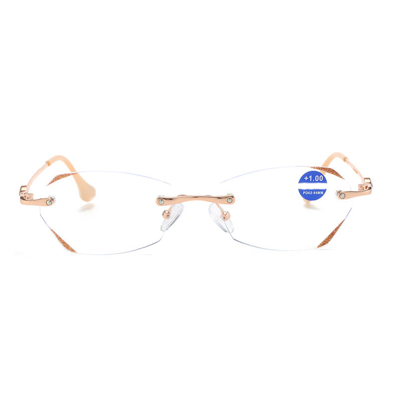 High-definition diamond reading glasses