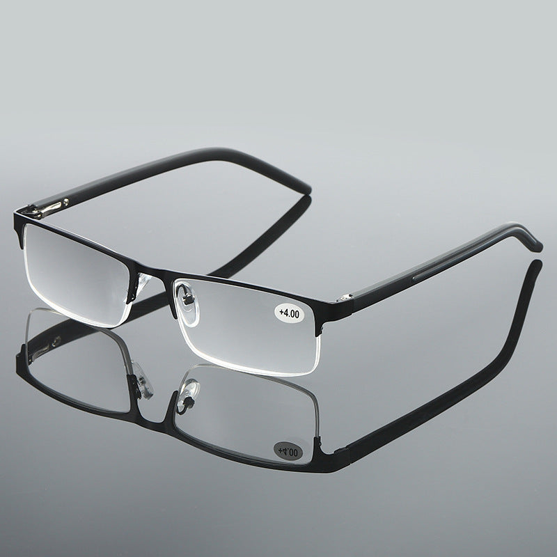 Metal lightweight anti-blue light reading glasses
