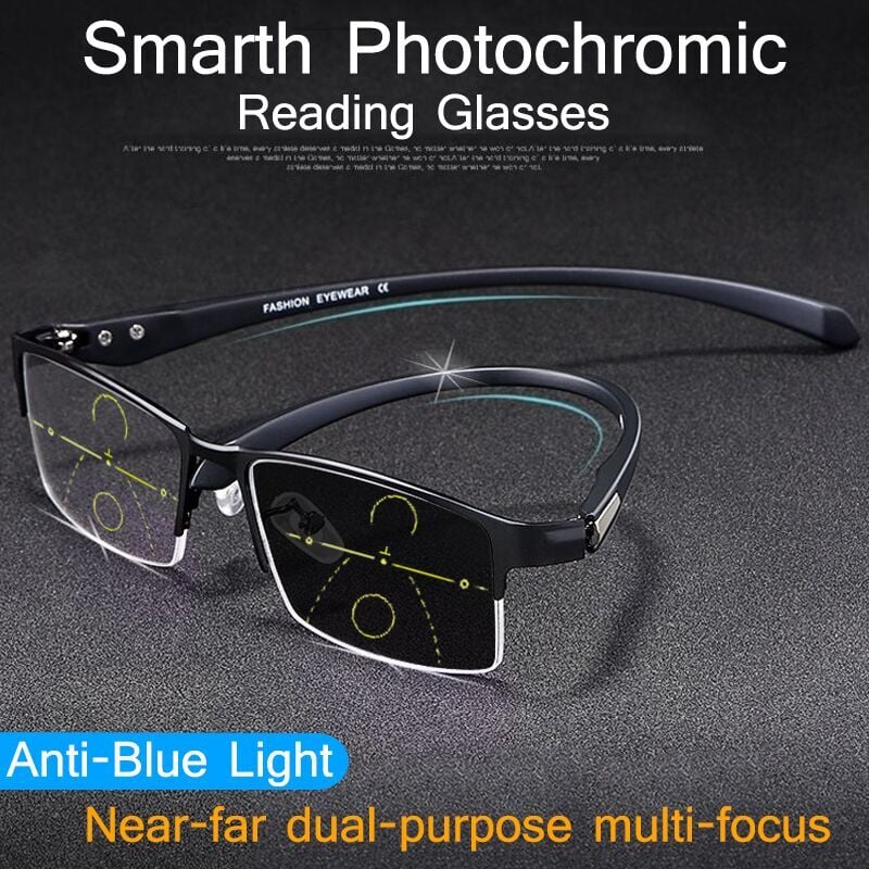 Shockproof impact-resistant reading glasses