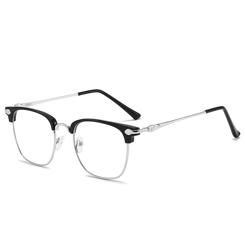 Half frame anti-blue light reading glasses